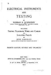 Electrical Instruments And Testing