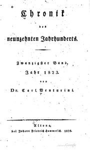 Chronik Des Neunzehnten Jahrhunderts ..