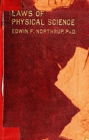 Laws Of Physical Science; A Reference Book