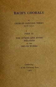 Bach's Chorals