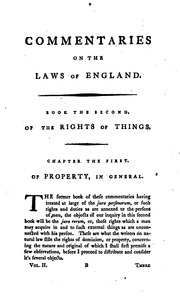 Commentaries On The Laws England : In Four Books