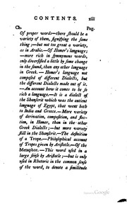 Of The Origin And Progress Of Language