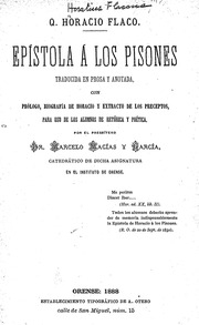 Epístola á los Pisones