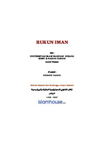 RUKUN IMAN