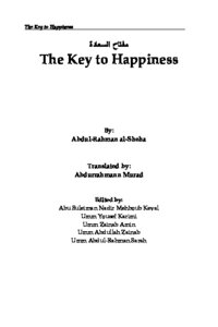 The Key To Happiness