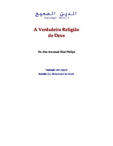 A Verdadeira Religi atilde o de Deus