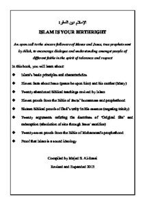 Islam Is Your Birthright