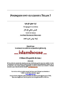 Pourquoi Ont Ils Choisi L Rsquo Islam