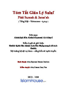 T oacute m Tắt Gi aacute o L yacute Salaf ndash Ph aacute i Sunnah amp Jama rsquo ah