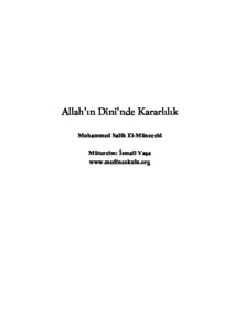 كتاب Allah rsquo ın D icirc ninde Kararlılık pdf
