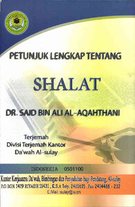 Petunjuk Lengkap Tentang Shalat
