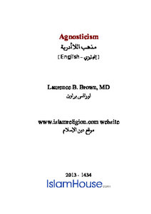 Agnosticism