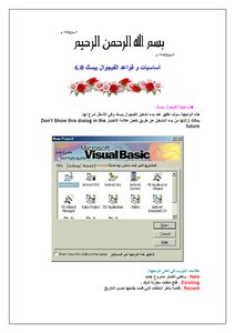 Visual Basic 6.0 Basics And Rules