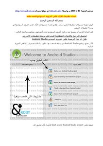 Create Your First App On Android Hello World Studio