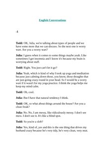 English Conversation