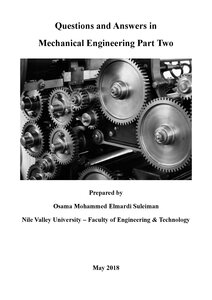 Questions And Answers In Mechanical Engineering Part Two