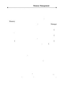 Worksheet 3 - Memory Management