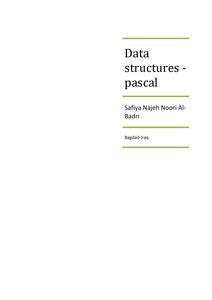 Data Structures Book - Pascal Language