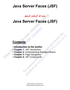 Java Server Faces (jsf)