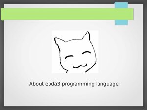 Simple Presentation About Ebda3 Programming Language