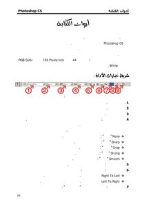الكتابة في فوتوشوب