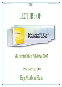 كتاب Microsoft Publisher 2007 pdf
