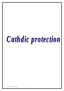 Cathodic Protection