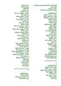 كتاب مصطلحات لغة انجليزية( 500) كلمة هامة للمبتدئين pdf