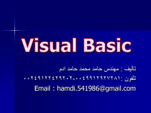 كتاب v.b 6 بالعربي من الصفر مع الامثلة الشاملة pdf