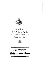 (5-8) La Petite Resurrection - كتاب القيامة الصغرى باللغة الفرنسية