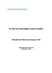 Is The Old Testament God’s Word?
