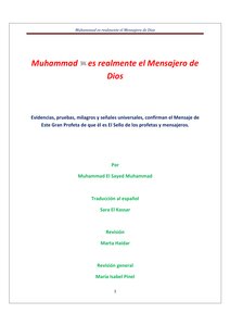 Muhammad - May God’s Prayers And Peace Be Upon Him - Is The Messenger Of God Truly And Honestly - Spanish Language