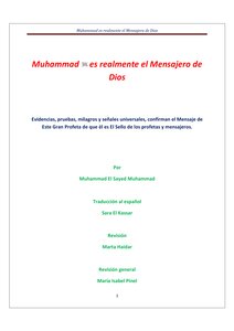 Muhammad - May God’s Prayers And Peace Be Upon Him - Is The Messenger Of God Truly And Honestly - Spanish Language