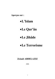 التعريف بالإسلام والقرآن والجهاد والإرهاب - باللغة الفرنسية