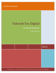 (dakwah Era Digital) The Flag Of Da'wah In Indonesian