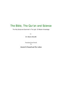 The Qur'an - The Bible - The Torah - And Science [english]