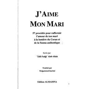Mon Mari - Book I Love My Husband In French