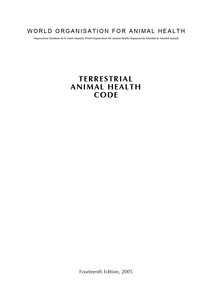 Terrestrial Animal Health Code