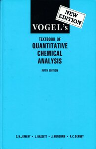 Quantitative Analysis - Vogel Book Series - Quantitative Chemical Analysis 5th Ed