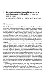 Microbiology Of Meat And Poultry