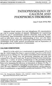 كتاب 3. Pathophysiology of calcium and phosphorus disorders pdf