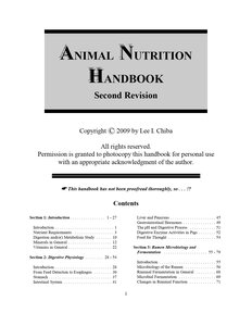 Download book Animal Nutrition Handbook PDF - Noor Library