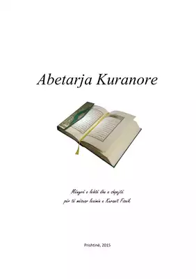 Abetarja Kurano r e كتاب اسلامي مترجم اللغة الالبانية الالبانيه الألبانية  