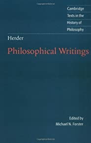 Herder: Philosophical Writings (Cambridge Texts In The Histo r y Of Philosophy) هيردر: كتابات فلسفية (نصوص كامبريدج في تاريخ الفلسفة)  ارض الكتب