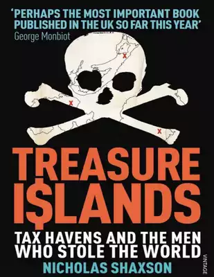 جزر الكنز: الكشف عن الأضرار التي لحقت بالخدمات المصرفية الخارجية والملاذات الضريبية  ارض الكتب