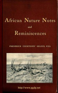 African Nature Notes a nd Reminiscences 