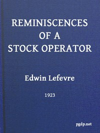 Reminiscences Of A Stock Operato r  