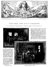 ورقة الفتاة الخاصة ، المجلد. الثامن ، العدد 364 ، 18 ديسمبر 1886  