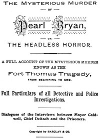 القتل الغامض لبيرل بريان ، أو: الرعب مقطوع الرأس.  ارض الكتب
