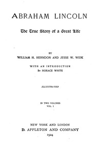 ابراهام لنكولن القصة الحقيقية لمجلد الحياة العظيم - أنا  ارض الكتب